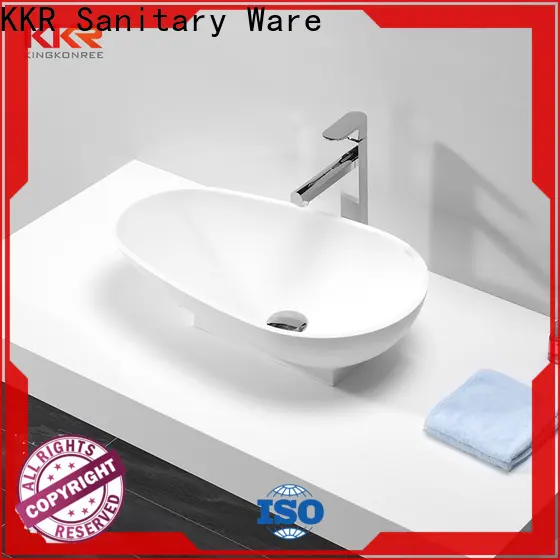 KingKonree above counter sink bowl cheap sample for hotel 1