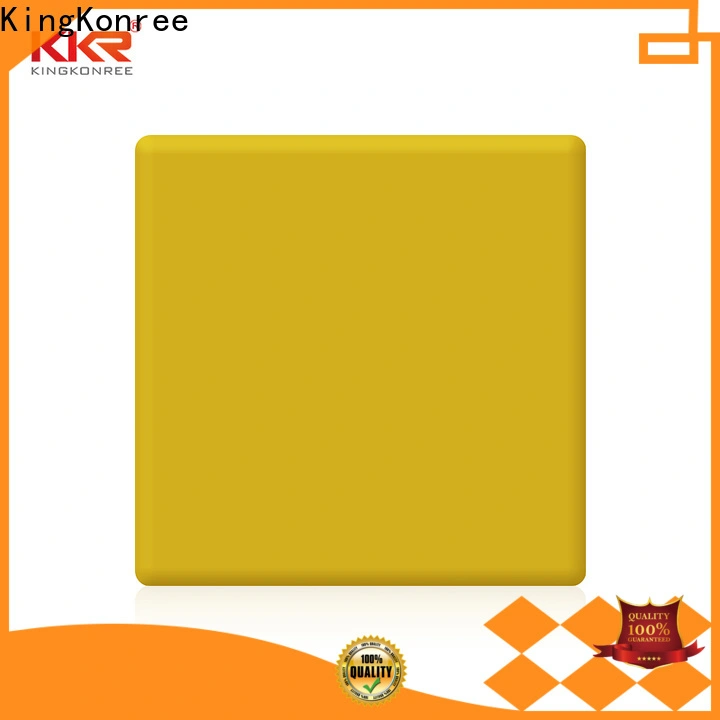 KingKonree black solid surface countertops cost supplier for restaurant 1