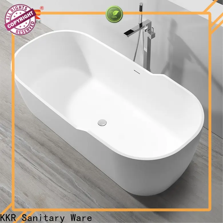 white rectangular freestanding bathtub free design for hotel 1