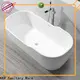 white rectangular freestanding bathtub free design for hotel 1