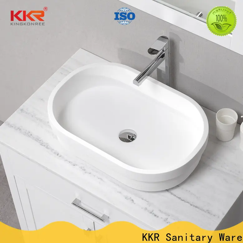 approved top mount bathroom sink design for hotel 1