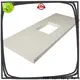 KingKonree artificial custom vanity tops sink for motel 1
