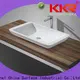 elegant above counter sink bowl kkr1519 cheap sample for hotel 1
