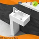 KingKonree freestanding pedestal sink customized for hotel 1