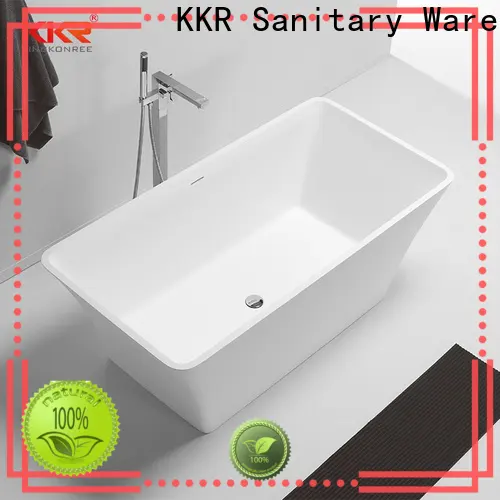bulk production stone resin bathtub kkrb086 free design for hotel 1