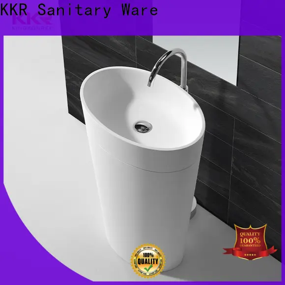 marble free standing wash basin factory price for bathroom 1
