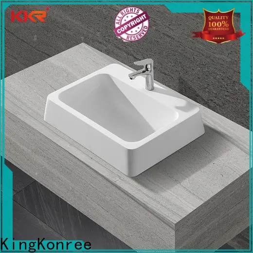 KingKonree solid surface wash basin on-sale for family 1