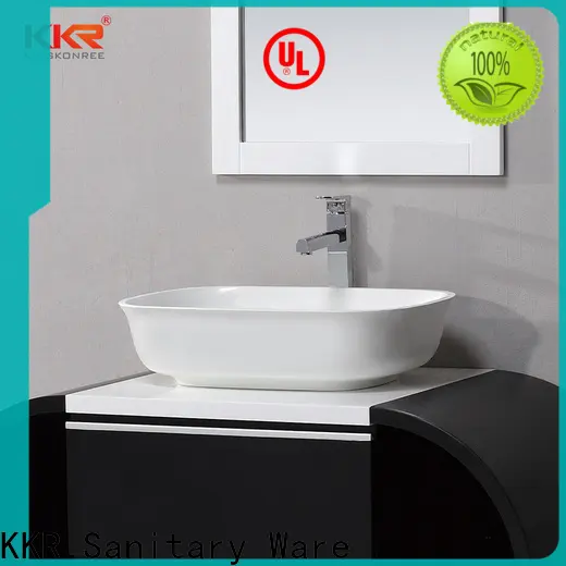 KingKonree pure above counter sink bowl design for hotel 1