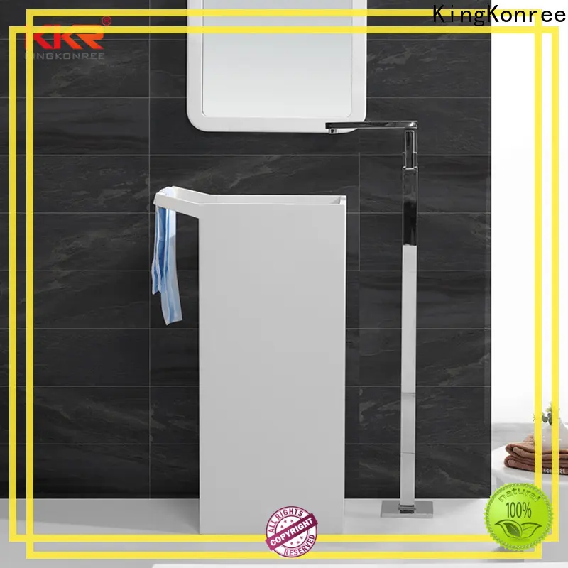 KingKonree rectangle freestanding basin supplier for home 1