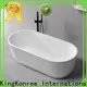 KingKonree bulk production solid surface freestanding tub at discount for shower room 1