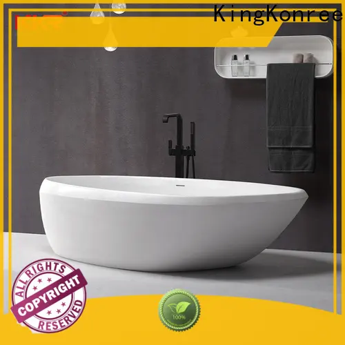 KingKonree finish rectangular freestanding bathtub custom for shower room 1