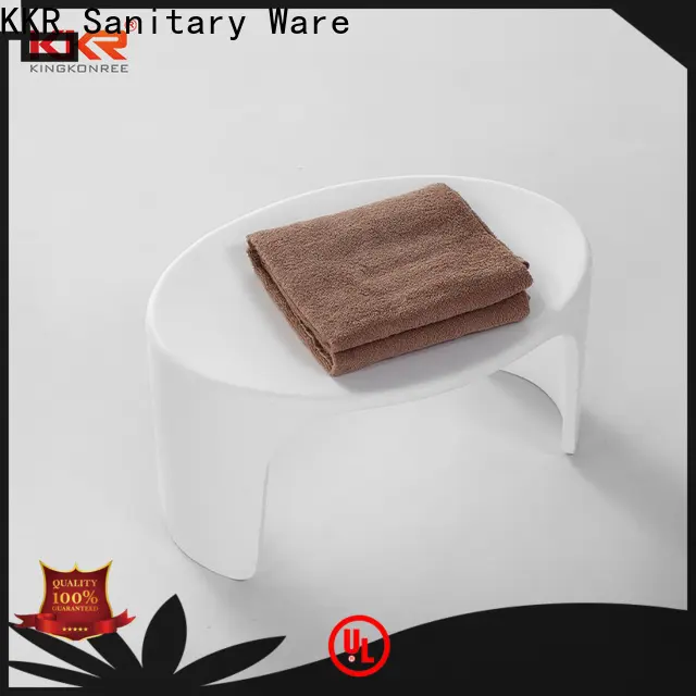 KingKonree pure plastic shower stool customized for hotel 1