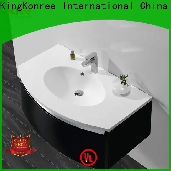 stable wash basin with cabinet hindware customized for hotel 1