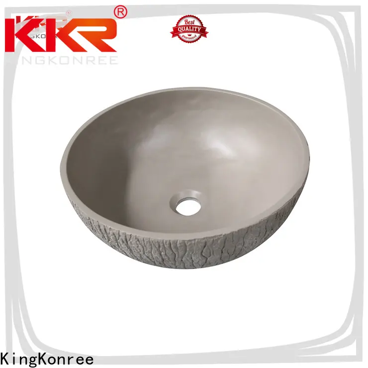 KingKonree sanitary ware small countertop basin design for room 1