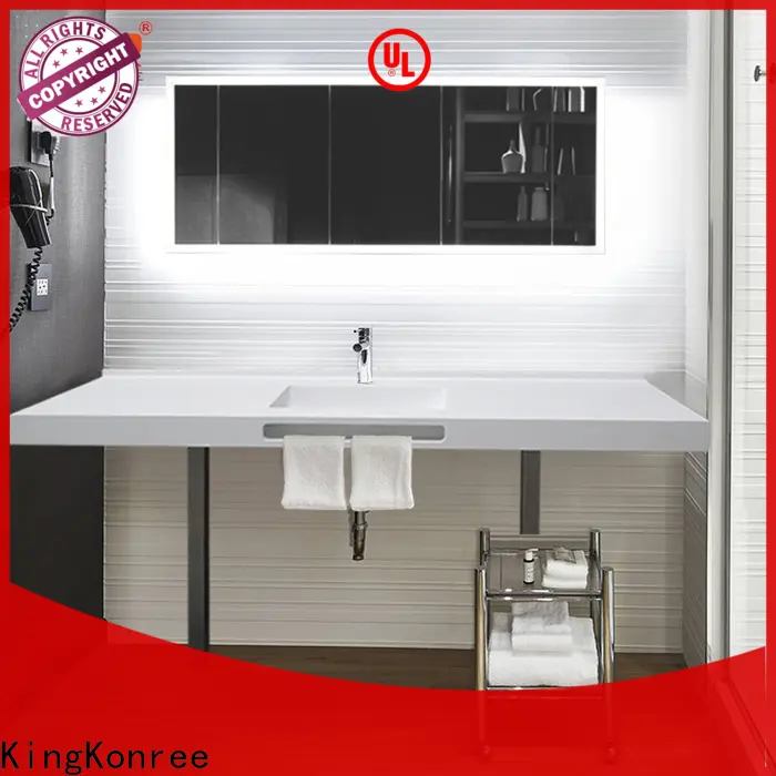 KingKonree solid stone countertops latest design for motel 1