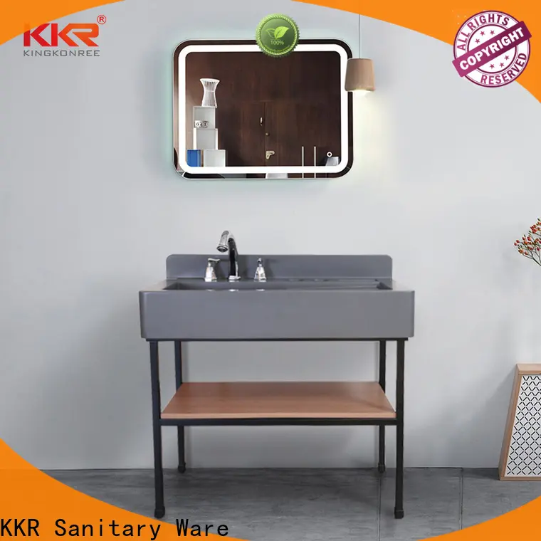 KingKonree integrated custom vanity tops latest design for motel 1