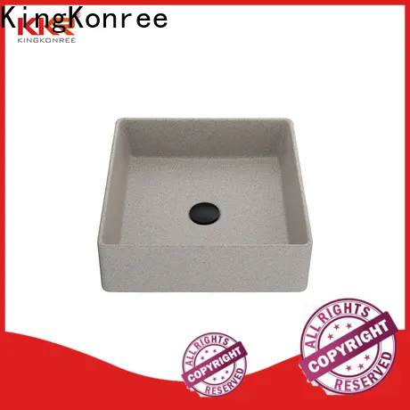 KingKonree thermoforming above counter vanity basin design for room 1