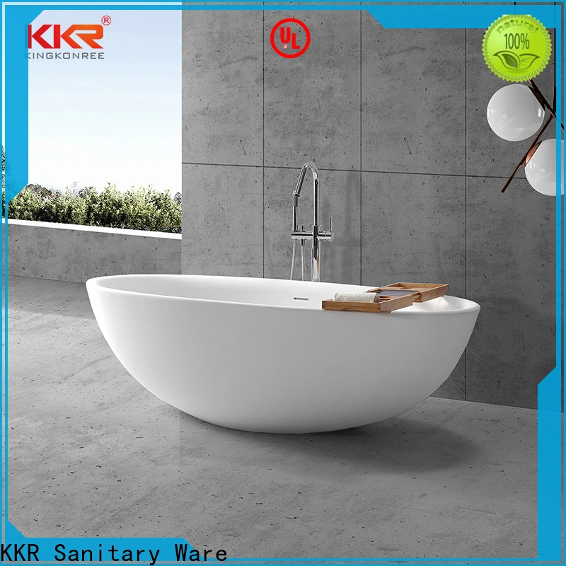 KingKonree round freestanding bathtub OEM for hotel 1