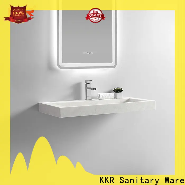 KingKonree wall hung vanity basin sink for toilet1 1
