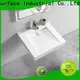 KingKonree brown wall hung vanity basin supplier for hotel 1
