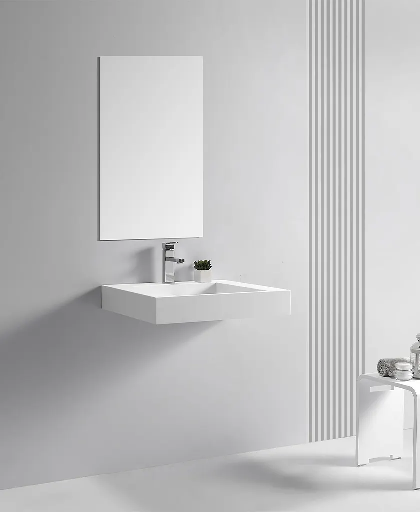 small wall mounted wash basins customized for hotel 2