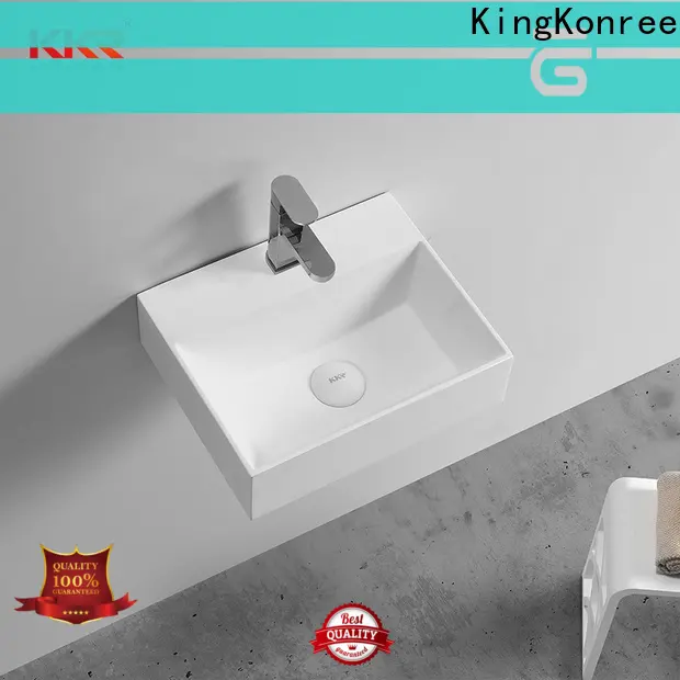 KingKonree classic wall hung bathroom basins customized for home 1