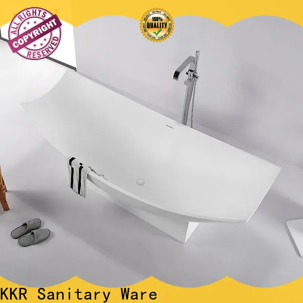 KingKonree reliable stone resin freestanding bath custom 1