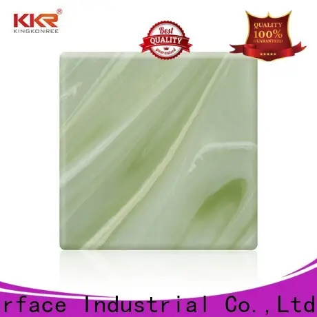 KingKonree quality white solid surface countertops OEM for motel 1