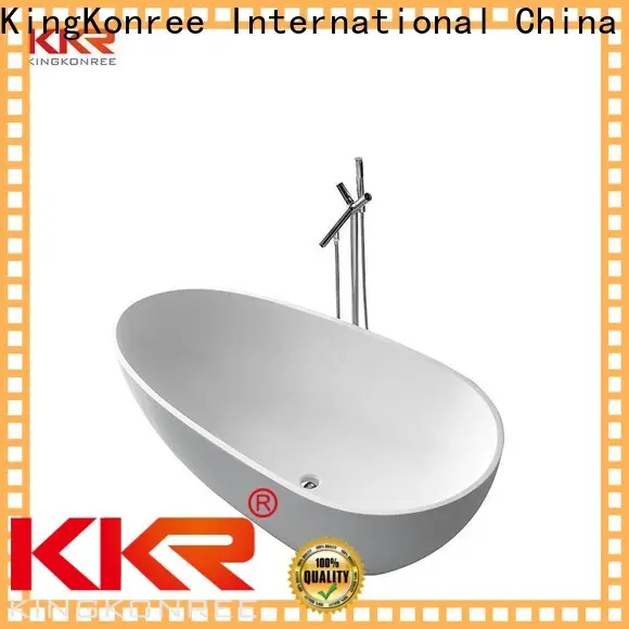 KingKonree acrylic freestanding bathtub ODM for hotel 1