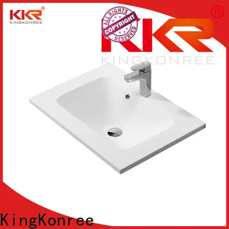 KingKonree slope wash basin with cabinet online supplier for motel 1