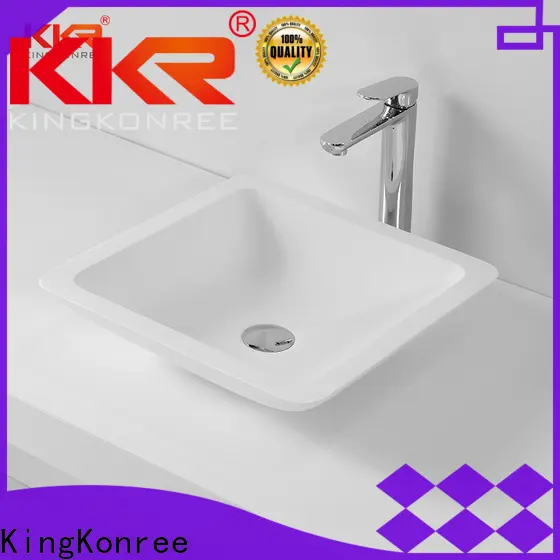 KingKonree elegant small countertop basin supplier for hotel 1