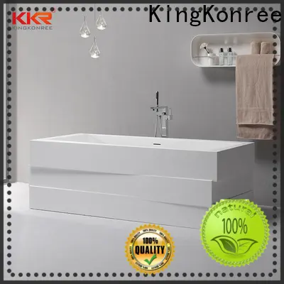 KingKonree acrylic freestanding tub at discount for family decoration 1