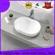 KingKonree marble above counter vessel sink design for hotel 1