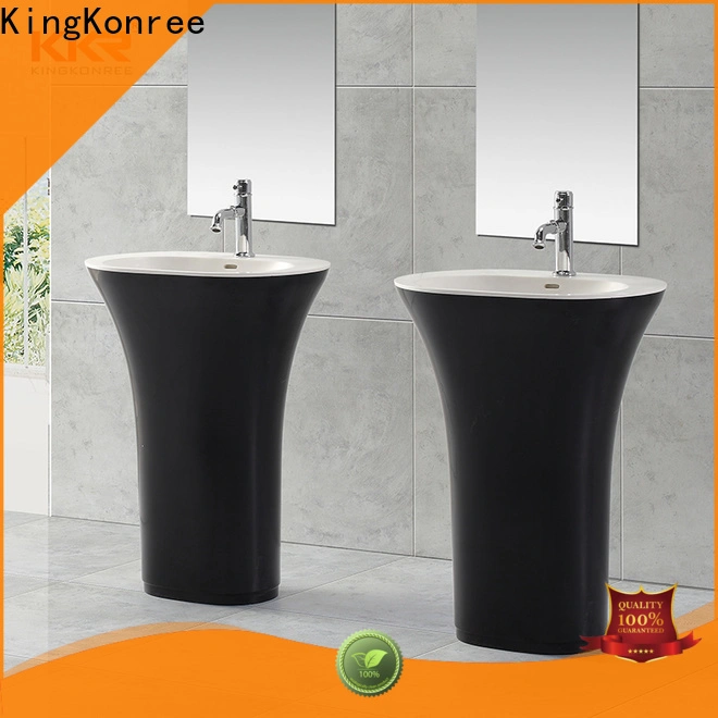 KingKonree acrylic freestanding basin supplier for motel 1