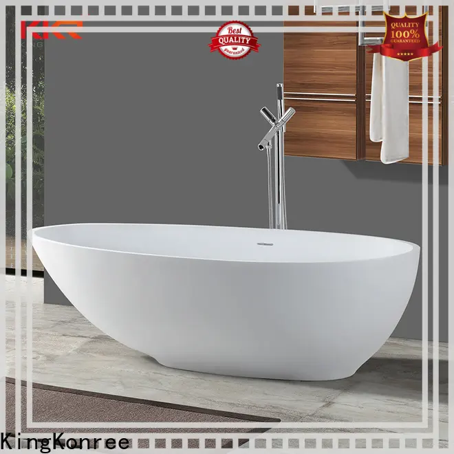 KingKonree marble modern soaking tub at discount for hotel 1