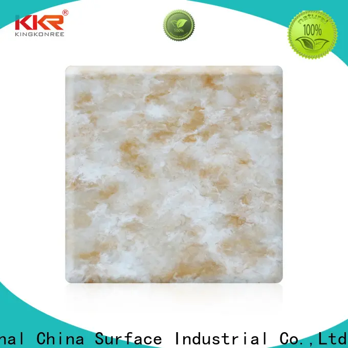 KingKonree quality solid surface sheets for sale from China for hotel 1