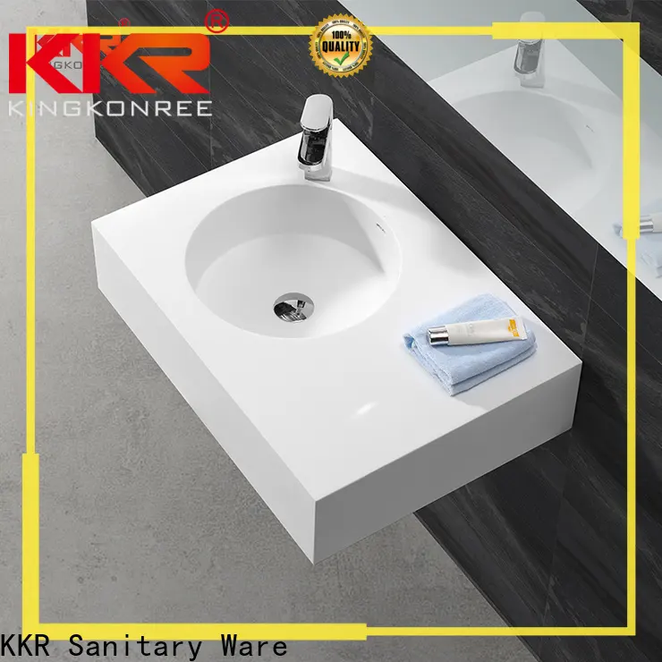 sturdy wall hung vanity basin design for bathroom 1