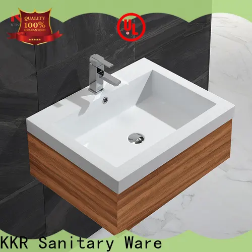KingKonree professional wash basin with cabinet hindware design for bathroom 1