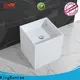 KingKonree rectangle stand alone bathroom sink manufacturer for motel 1