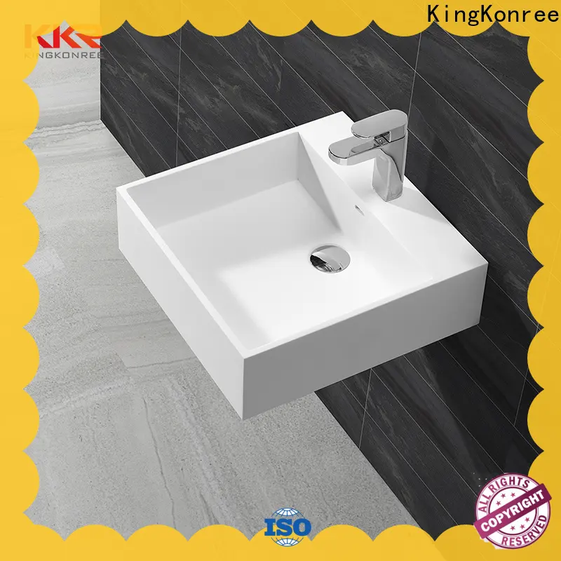 fancy wall hung vanity basin manufacturer for bathroom 1
