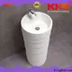 KingKonree freestanding pedestal sink supplier for bathroom 1