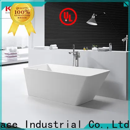 KingKonree solid surface freestanding tub at discount for shower room 1