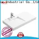 acrylic wall mounted wash basin design for hotel 1