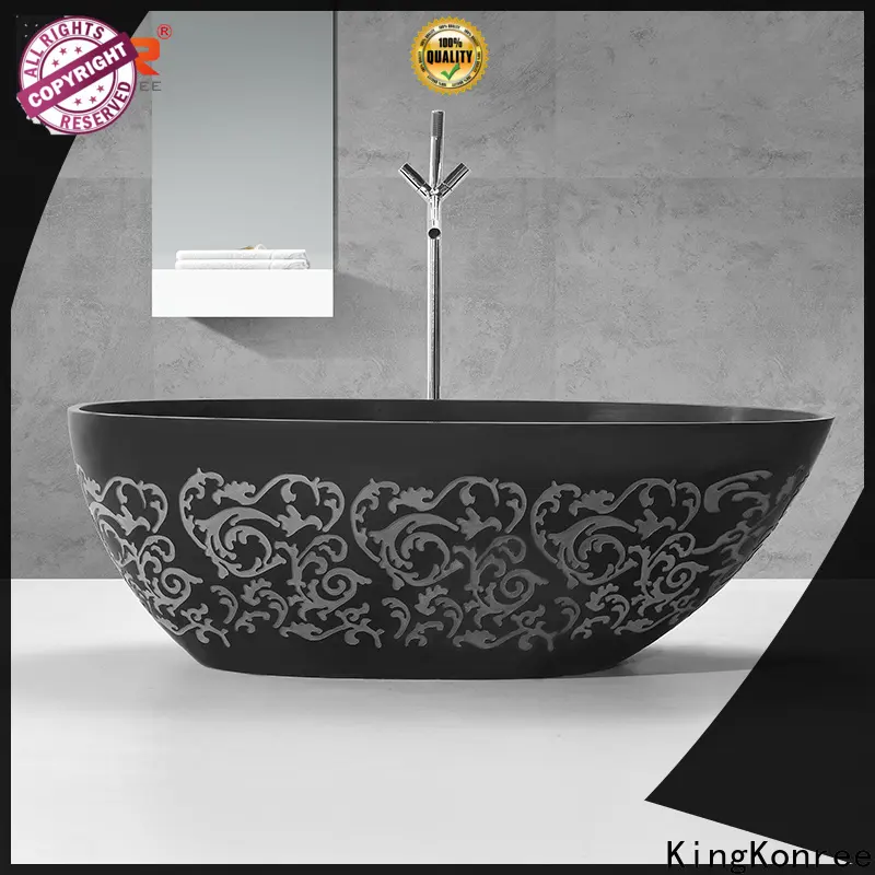 KingKonree rectangular freestanding bathtub at discount for bathroom 1