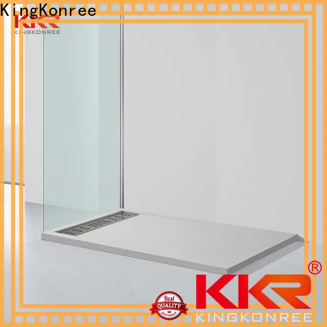 KingKonree black large shower trays manufacturer for motel 1