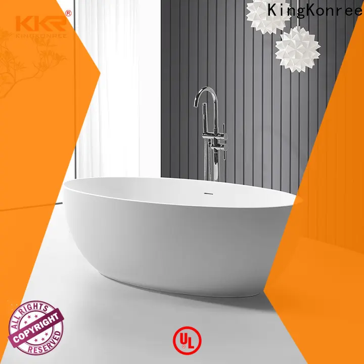 KingKonree overflow acrylic clawfoot bathtub OEM for hotel 1