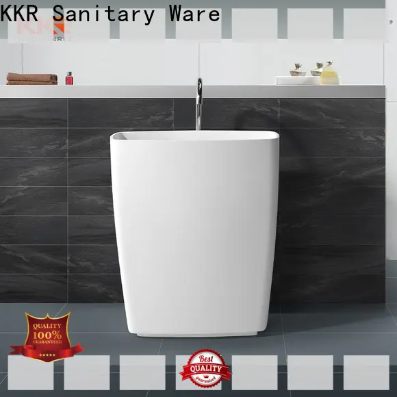 resin free standing wash basin design for motel 1