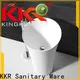 KingKonree gel stand alone bathroom sink supplier for motel 1