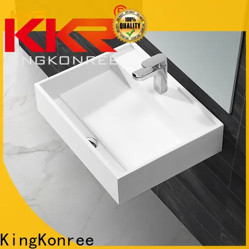 KingKonree unique small wall hung basin supplier for bathroom 1