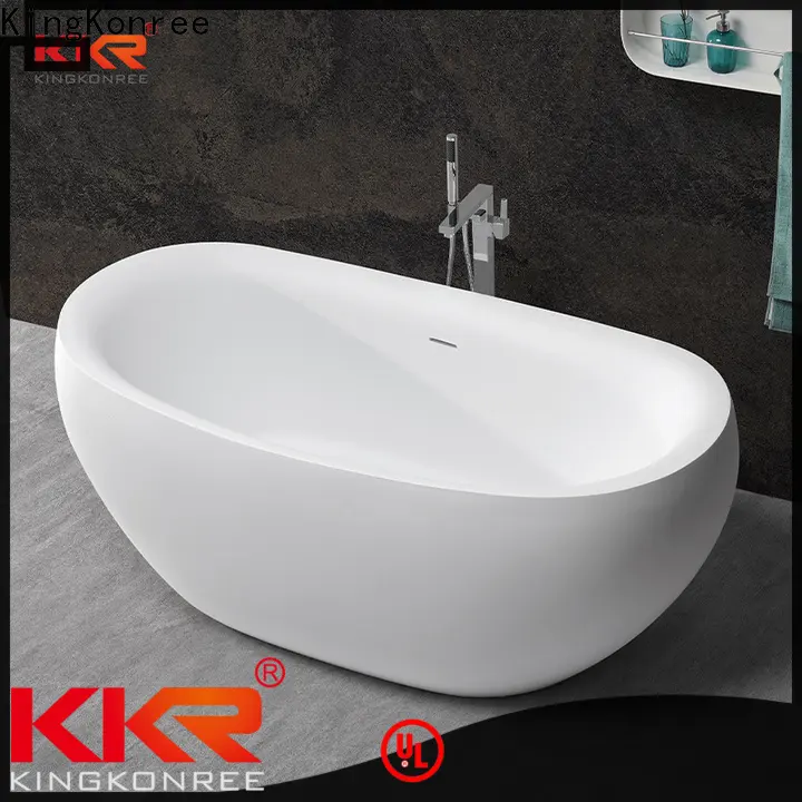 black round freestanding bathtub free design 1